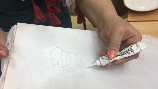 Мастер-класс: Панно в технике холодный батик смотреть онлайн