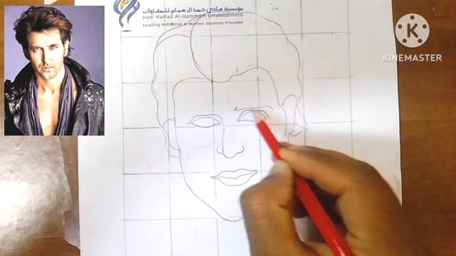 Hirthik Roshan Outline Drawing Kaise karte Hain || How To Draw Outline Hirthik Roshan# m.chinu art# смотреть онлайн