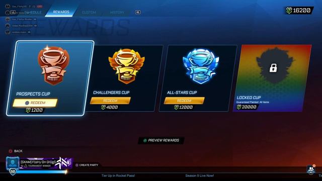 OPENING 100K TOURNAMENT CREDITS IN ROCKET LEAGUE SEASON 9! смотреть онлайн