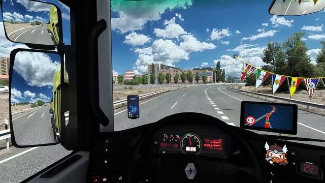 Euro Truck Simulator 2 | ETS2 1.43 | Renault Magnum | Promods 2.60 | Madrid (E) to Sines (P) смотреть онлайн
