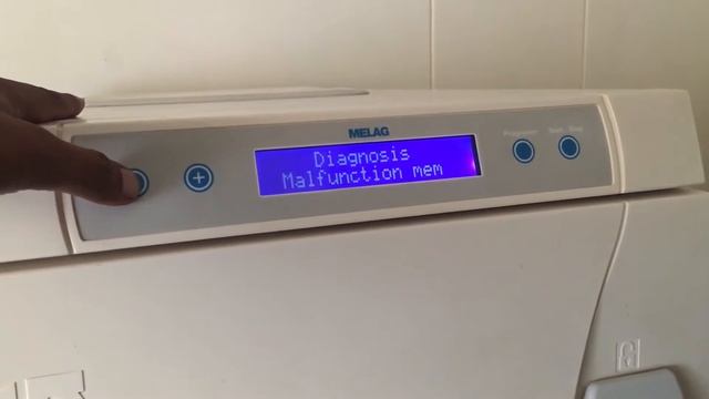 Melag Autoclave Vacuklave 24 B+ Germany. How to reset maintenance Cycle (Maintenance Error) смотреть онлайн