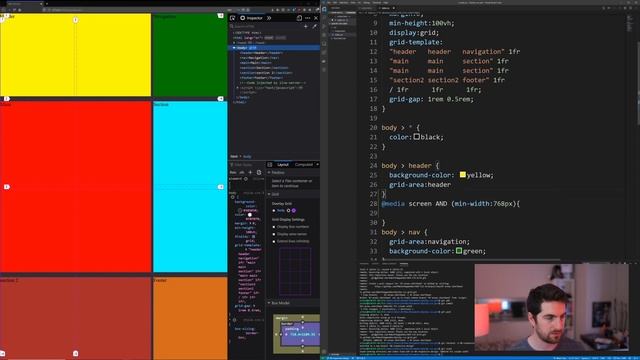 Media queries | CSS Grid Noob 2 Pro #09 смотреть онлайн