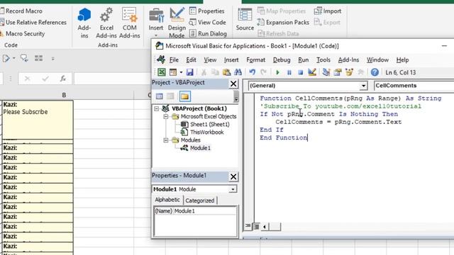 How to Convert Excel Comments to Cell Contents смотреть онлайн