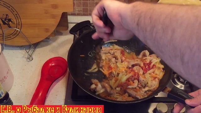 Самая вкусная поджарка из свинины к рису, гречке или макаронам, простой рецепт. смотреть онлайн