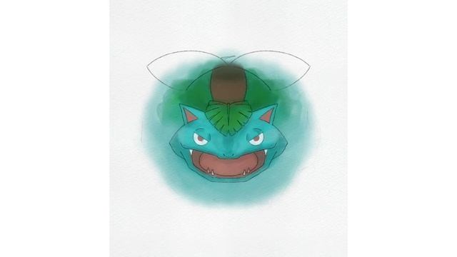 Best Digital Watercolor Brushes? Procreate Demo Painting Pokemon смотреть онлайн