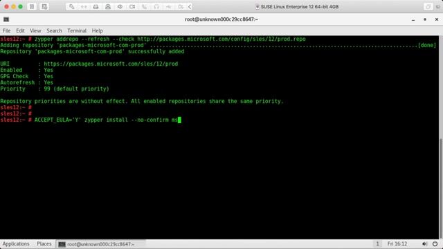 Getting Started with SQL Server on SUSE Linux Enterprise Server 12 смотреть онлайн