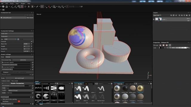 Введение в Substance Painter 2.1 на РУССКОМ #2 - Панель инструментов смотреть онлайн