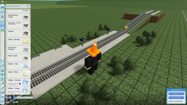 I BUILT A TINY RAILROAD! - Roblox - Itty Bitty Railway - Gameplay - Tutorial смотреть онлайн