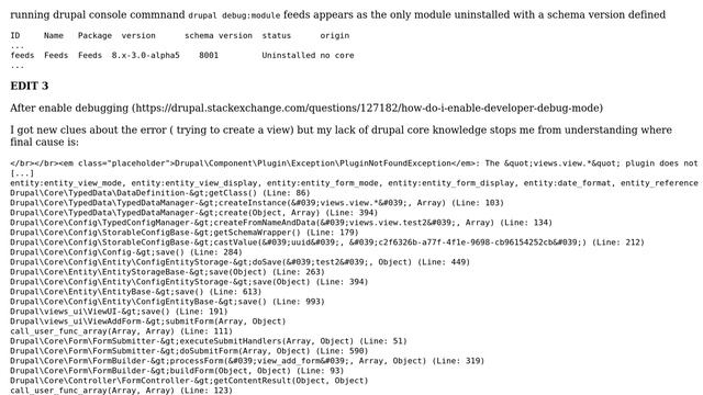 DrupalComponentPluginExceptionPluginNotFoundException: The "＜whatever＞" plugin does not exist смотреть онлайн