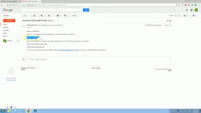 Student Portal Sign up tutorial смотреть онлайн