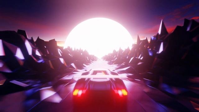 Cyber Outrun Retro Racing 4K смотреть онлайн