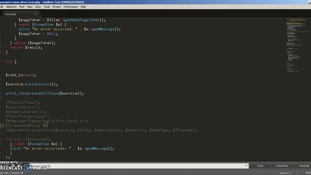 List files of Google Drive using PHP and service account смотреть онлайн