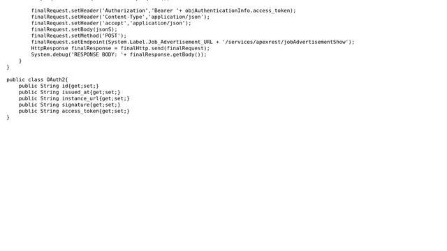 System.NullPointerException: null argument for JSONGenerator.writeStringField() in POST Method смотреть онлайн