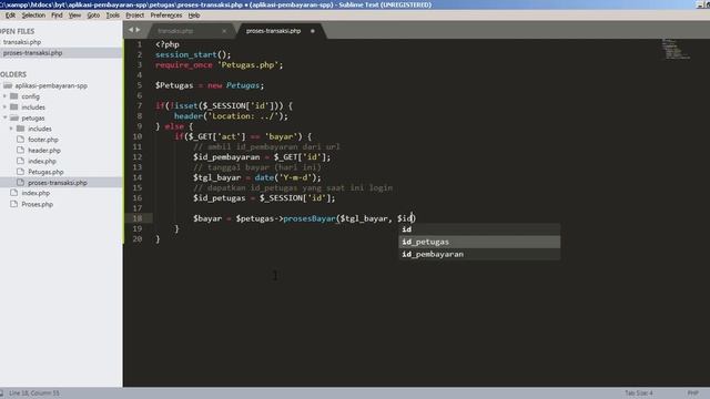 Aplikasi Pembayaran SPP Berbasis Web dengan PHP dan MySQL #9 - Proses Pembayaran смотреть онлайн