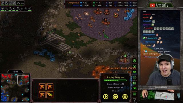 "He HaS thE saME APM tho" - Artosis Starcraft Remastered смотреть онлайн