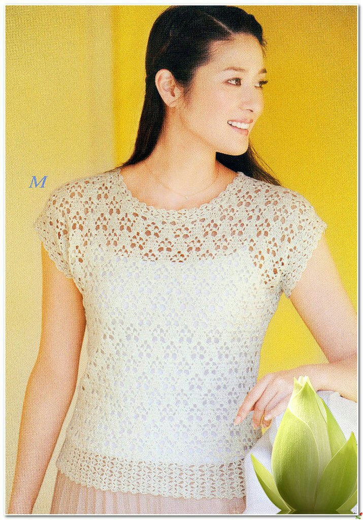 ???Узор крючком для очаровательной ажурной кофты - Вязание крючком для начинающих смотреть онлайн