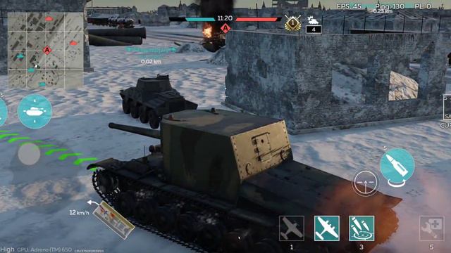 NEW! Su-100y gameplay: Big gun - War Thunder mobile смотреть онлайн