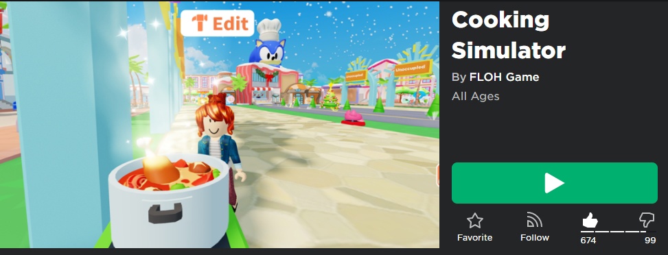 Cooking Simulator|Roblox Game
