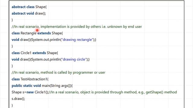 15 – Java Object–Oriented Programming OOP – Abstraction – Abstract Class – شرح جافا смотреть онлайн
