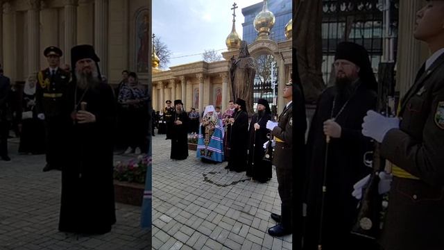 Слово митр. Викентия на открытии памятника свт. Луки в Успенском соборе г. Ташкента. 18.03.2023г. смотреть онлайн