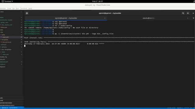 Epictet automation 3. Install k3s with ansible - part 2 смотреть онлайн