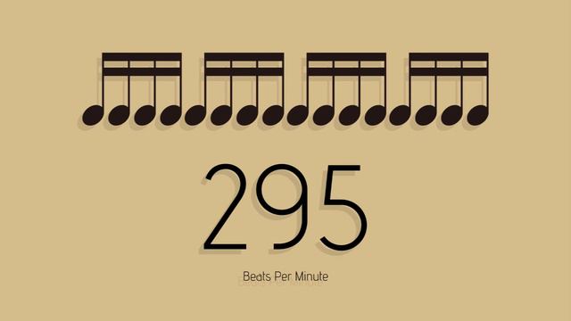 BPM = 295　メトロノーム - metronome - 16分 смотреть онлайн