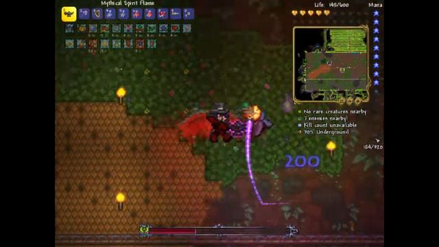 Terraria Master Mode | Plantera in 800x600 Resolution Max Zoom (Mage, No RoD, No Mounts) смотреть онлайн