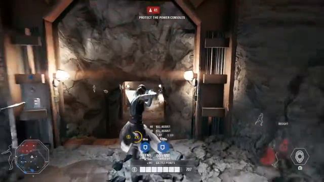 STAR WARS™ Battlefront™ II Rey win on Crait смотреть онлайн