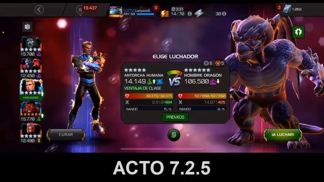 Dragon Man ACTO 7.2.5 Camino Fácil | Cómo Derrotar a Hombre Dragon | MCOC Vídeo 491 смотреть онлайн