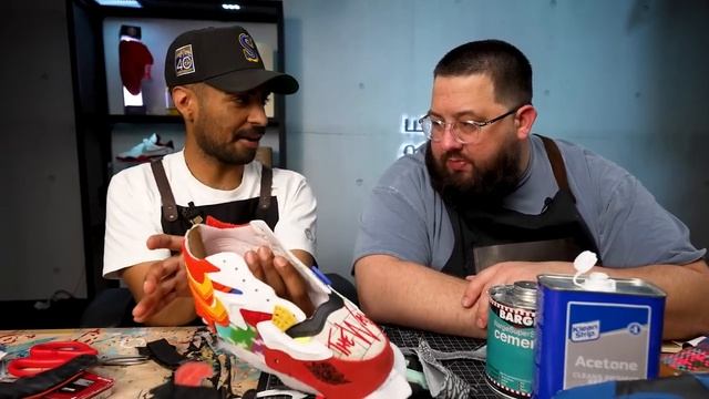Building Custom Sneakers From Scrap Nike Materials смотреть онлайн