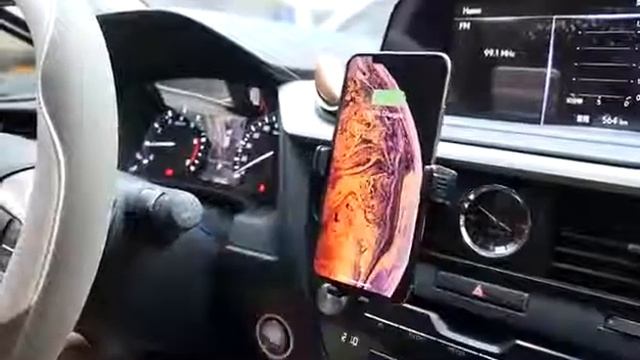 Автоматически раздвигающийся автомобильный держатель смотреть онлайн