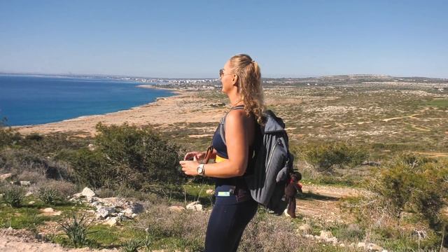 Trip from Ayia Napa to Cape Greco Cyprus 4K смотреть онлайн