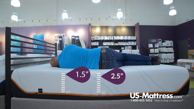 Tempurpedic Pro Adapt Firm Mattress Comfort Depth 2 смотреть онлайн
