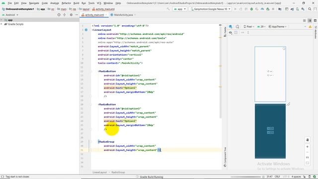 Create Custom Radio Button in android || Android studio tutorial смотреть онлайн