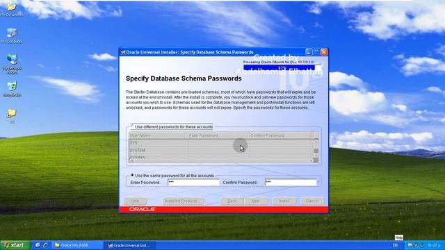 How to setup Oracle Database 10g || تثبيت قاعدة بيانات اوراكل смотреть онлайн