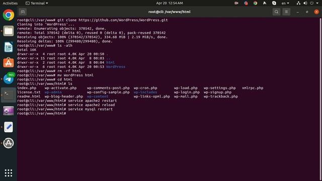 Wordpress With LAMP in Ubuntu 20.04 смотреть онлайн