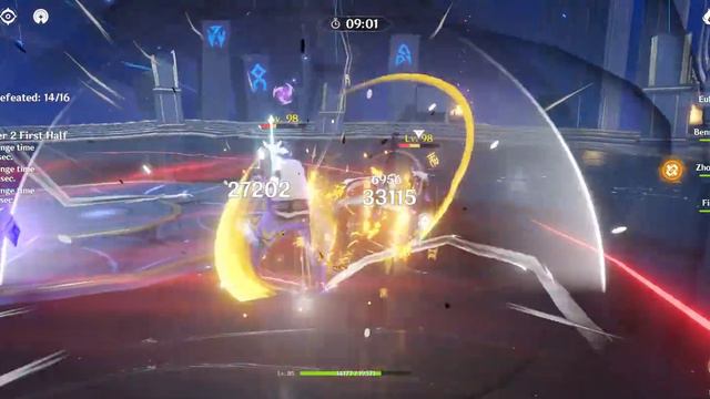 Genshin Impact - C0 Eula + R2 Wolf's Gravestone Spiral Abyss 12 Showcase смотреть онлайн