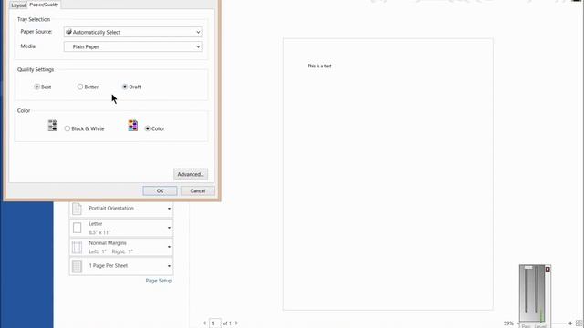 How To Change The Print Quality In Microsoft Word 2013