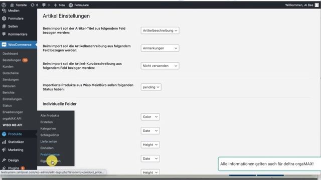 WooCommerce orgaMAX API Schnittstelle Version 3.3 - Warenwirtschaftssystem mit WordPress verbinden смотреть онлайн