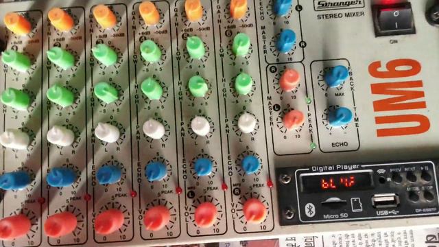 Stranger UM6 Mixer Bluetooth and USB setting Full details in Hindi | stranger 6 channel mixer смотреть онлайн