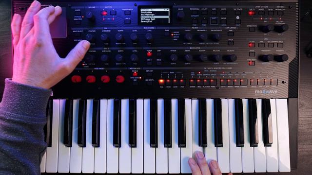 KORG Modwave - stock Presets/Performances demonstration смотреть онлайн