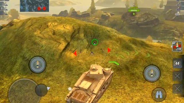 World of Tanks Blitz. Medium Mk. III .Top Android GAME. Play Store. Samsung Galaxy S6. Part 158. смотреть онлайн