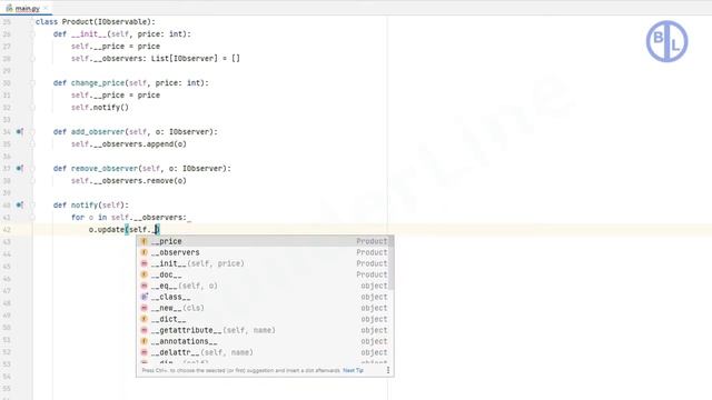 Python. Паттерн проектирования программ "Наблюдатель (Observer)". смотреть онлайн
