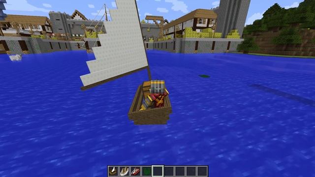 Minecraft BOATS MOD / TRAVEL AROUND WITH PIRATE BOATS AND OTHER SHIPS!! Minecraft смотреть онлайн