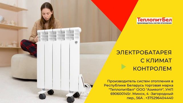 Электрическая батарея для отопления дома с терморегулятором и климат контролем Купить +37529640444 смотреть онлайн