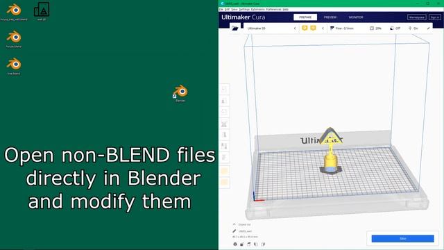 CuraBlender - A Plugin For Ultimaker Cura