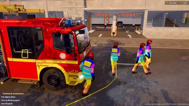 Spider Man Emergency Call 112 - German Police, Ladder Truck First Responding! 4K смотреть онлайн