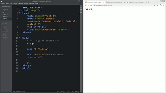 1. Základy bezpečnosti v PHP - SQL injection смотреть онлайн
