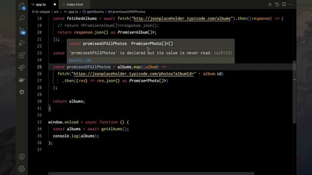 10. Promise és async függvény használata - A TypeScript alapjai смотреть онлайн