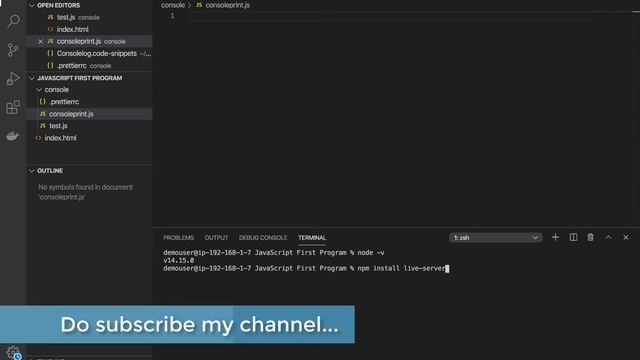 27. How to Install Live Server using npm | Browser Auto Refresh| JavaScript tutorial for beginners. смотреть онлайн